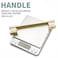 Cionyce 10 Pack 5 Inch Cabinet Handles Brushed Satin Brass Dresser Drawer Pulls Modern Kitchen Cabinet Door Handles 5 Inch Hole Center
