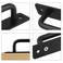 Cionyce 2 Pack Barn Door Pulls 5 inch Garage Handles Long Base Handle Pull for Shed Gate with Mounting Screws128mm2 Pack
