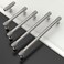 Coinkoly 10 Pack 5128mm Brushed Satin Nickel Cabinet Pulls Knurled Kitchen Cabinet Handles Drawer Pulls Cupboard Hardware for Cabinets