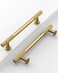 Coinkoly 10 Pack 5128mm Champagne Bronze Cabinet Pulls Kitchen Brushed Brass Cabinet Handles for Cabinets Drawer Hardware for Cupboard CK0083