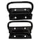 CORGRE Furniture Handles Aviation Transport Box Handles Chest HandleBlack 2 Pack