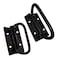 CORGRE Furniture Handles Aviation Transport Box Handles Chest HandleBlack 2 Pack