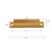 Coshar 2Pcs Window Sash Lift Handle Gold Aluminum Alloy 3Inch Hole Center Drawer Push Pull Handle Hardware for Sliding Window Kitchen Closet Gold 2 Pieces