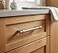 Cosmas 5 Pack 161128SN Satin Nickel Contemporary Bar Cabinet Handle Pull 5 128mm Hole Centers
