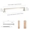 COTYKILEY 10 Pack 7 Inch177mm Brushed Satin Nickel Cabinet Handles Kitchen Cabinet Pulls Cabinet Door Handles Kitchen Cabinet Hardware Cupboard Drawer Pulls Dresser Handles