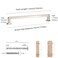 COTYKILEY 10 Pack 7 Inch177mm Brushed Satin Nickel Cabinet Handles Kitchen Cabinet Pulls Cabinet Door Handles Kitchen Cabinet Hardware Cupboard Drawer Pulls Dresser Handles