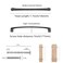 COTYKILEY 10 Pack 7Inch177mm Matte Black Kitchen Cabinet Handles Cabinet Pulls Cabinet Door Handles Kitchen Cabinet Hardware Cupboard Drawer Pulls