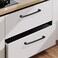 COTYKILEY 10 Pack 7Inch177mm Matte Black Kitchen Cabinet Handles Cabinet Pulls Cabinet Door Handles Kitchen Cabinet Hardware Cupboard Drawer Pulls