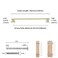 COTYKILEY 10 Pack 9 Inch228mm Brushed Brass Cabinet Handles Gold Kitchen Cabinet Pulls Cabinet Door Handles Kitchen Cabinet Hardware