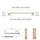 COTYKILEY 10 Pack 9 Inch228mm Brushed Brass Cabinet Handles Gold Kitchen Cabinet Pulls Cabinet Door Handles Kitchen Cabinet Hardware
