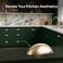 FIGO HOME Cup Drawer Pulls 10 Pack Gold Kitchen Cabinet Handles 3 Inch Cabinet Pulls Gold Cabinet Cup Pulls for Cabinets and Drawers Cup Pulls for Drawers Furniture Kitchen Cabinet Hardware