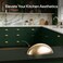 FIGO HOME Cup Drawer Pulls 10 Pack Gold Kitchen Cabinet Handles 3 Inch Cabinet Pulls Gold Cabinet Cup Pulls for Cabinets and Drawers Cup Pulls for Drawers Furniture Kitchen Cabinet Hardware