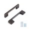 Dazzleeta 10 Pack Oil Rubbed Bronze Cabinet Pulls 3 34 inch Square Cabinet Handles Drawer Kitchen Cupboard Dresser Cabinet Hardware
