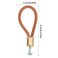 DOITOOL Leather Rope Pull Handles 254 Inch Cabinet Drawer Pulls for Wardrobe Shoe Cabinet Kitchen Rustic Minimalist Hardware
