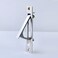 Dontay Pocket Door HandlesStainless Steel 304 Edge PullHidden Handle HardwareFlush Mount Sliding Door Pull for Bathroom CabinetsDrawers1Polished Chrome