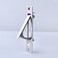 Dontay Pocket Door HandlesStainless Steel 304 Edge PullHidden Handle HardwareFlush Mount Sliding Door Pull for Bathroom CabinetsDrawers1Polished Chrome