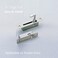Dontay Pocket Door HandlesStainless Steel 304 Edge PullHidden Handle HardwareFlush Mount Sliding Door Pull for Bathroom CabinetsDrawers1Silvery