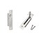 Dontay Pocket Door HandlesStainless Steel 304 Edge PullHidden Handle HardwareFlush Mount Sliding Door Pull for Bathroom CabinetsDrawers1Silvery