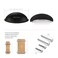 Dosoye 5 Pack 25 inch Drawer Pulls Matte Black Cabinet Cup Pulls Kitchen Hardware Cabinet Handles Drawer Handles Knobs