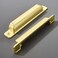 Dosoye 5 Packs 334in96mm Drawer PullsBrushed Gold Brass Cabinet Cup Pulls Kitchen Hardware Cabinet Handles Cabinet Pulls Dresser Drawer Handles Knobs