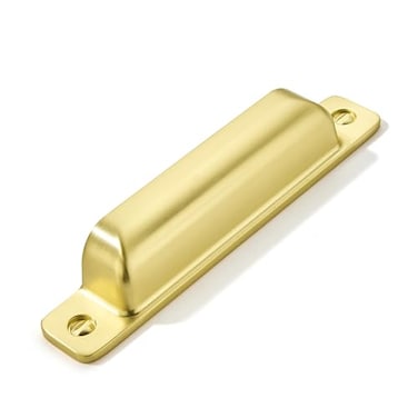 Dosoye 5 Packs 334in96mm Drawer PullsBrushed Gold Brass Cabinet Cup Pulls Kitchen Hardware Cabinet Handles Cabinet Pulls Dresser Drawer Handles Knobs