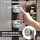 EHERDM 2PCS Suction Cup Door Handles PunchFree Waterproof Handle for Windows and Cabinets Removable Strong Hold Door Handles for Bathroom Kitchen Transparent
