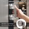 EHERDM 2PCS Suction Cup Door Handles PunchFree Waterproof Handle for Windows and Cabinets Removable Strong Hold Door Handles for Bathroom Kitchen Transparent