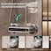 EHERDM 2PCS Suction Cup Door Handles PunchFree Waterproof Handle for Windows and Cabinets Removable Strong Hold Door Handles for Bathroom Kitchen Transparent