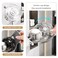 EHERDM 2PCS Suction Cup Door Knobs Powerful Glass Mirror Handle for Bathroom Removable Round Suction Cup Handle for Doors and Drawers Transparent