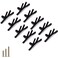 ESreake 10pcs Vintage Tree Twig Branch Cabinet Knobs Pulls HandleSingle Hole Zinc Alloy Drawer Pull Handle for Farmhouse Cabin Mountain House Kitchen Cupboard Dresser Single Hole 10 Pack Black