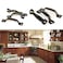 Etfbuy 20PCS Antique Bronze Gate Iron Hardware Vintage Farmhouse Cabinet Handles Retro Drawer Pulls