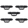 FarBoat 10pcs Antique Style Bail Handles Classical Black Decorative Drop Pulls for Doors Furnitures Woodboxes Overall 105x36mm Hole Centers 83mm327