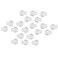 FarBoat 20pcs Acrylic Pull Knobs Plastic Mini Pulls Clear for Small Furniture Wood Box Jewelry Box Handicrafts 07x055 Round