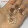 FarBoat 20pcs Acrylic Pull Knobs Plastic Mini Pulls Clear for Small Furniture Wood Box Jewelry Box Handicrafts 07x055 Round