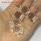 FarBoat 20pcs Acrylic Pull Knobs Plastic Mini Pulls Clear for Small Furniture Wood Box Jewelry Box Handicrafts 07x055 Round