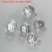 FarBoat 20pcs Acrylic Pull Knobs Plastic Mini Pulls Clear for Small Furniture Wood Box Jewelry Box Handicrafts 07x055 Round