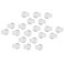 FarBoat 20pcs Acrylic Pull Knobs Plastic Mini Pulls Clear for Small Furniture Wood Box Jewelry Box Handicrafts 07x055 Round