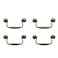 FarBoat 4 Sets 81mm32 Hole Spacing Antique Style Bail Handle Decorative Drawer Pulls for Woodenbox Case Drawer Cabinet Door Jewerlybox Bronze