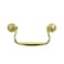 FarBoat 4 Sets 81mm32 Hole Spacing Antique Style Bail Handle Decorative Drawer Pulls for Woodenbox Case Drawer Cabinet Door Jewerlybox Gold