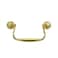 FarBoat 4 Sets 81mm32 Hole Spacing Antique Style Bail Handle Decorative Drawer Pulls for Woodenbox Case Drawer Cabinet Door Jewerlybox Gold