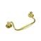 FarBoat 4 Sets 81mm32 Hole Spacing Antique Style Bail Handle Decorative Drawer Pulls for Woodenbox Case Drawer Cabinet Door Jewerlybox Gold