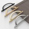 FILTA 10 Pack 76 Inch192mm Hole Centers Champagne Bronze Cabinet PullsStylish Kitchen Cabinet Handles Half Moon Zinc Alloy Cabinet Hardware for Cabinets Cupboard Handles Drawer Pulls