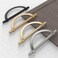 FILTA 10 Pack 76 Inch192mm Hole Centers Champagne Bronze Cabinet PullsStylish Kitchen Cabinet Handles Half Moon Zinc Alloy Cabinet Hardware for Cabinets Cupboard Handles Drawer Pulls