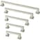 Franklin Brass 1Pack Satin Nickel Cabinet Handles 6516 Inch Hole Center Pulls for Drawers Kitchen Cabinet Door Dressers Parow