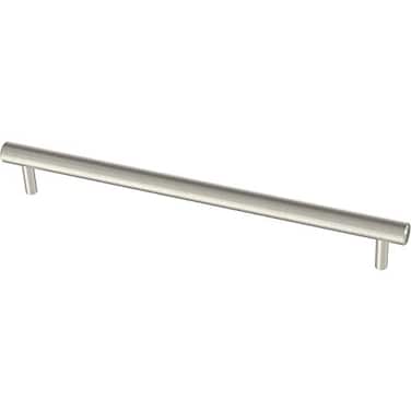 Franklin Brass 1Pack Stainless Steel Cabinet Handles 12 Inch Hole Center Casual Pulls for Drawers Kitchen Cabinet Door Dressers Oversized