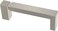 Franklin Brass Asymmetric Notched Cabinet Pull Nickel 3 in 76 mm Drawer Handle 10 Pack P40822KSNC