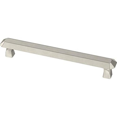 Franklin Brass Satin Nickel Napier Pull Cabinet Handles and Drawer Pulls for Kitchen Cabinets and Dresser Drawers 5116 128mm Single Cabinet Hardware P41762KSNC