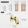 FURFITT 4 Pack Cabinet Knobs Polished Gold Solid Zinc Alloy Polished Brass Pulls for Dresser Drawers Shiny Gold Kitchen Cupboard Bathroom Furniture Hardware