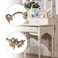 Fvstar 5pcs Antique Dresser Handles Farmhouse Kitchen Cabinet Pulls Vintage Drawer Pulls and Knobs European Pull for CabinetDresserDrawer 25 inch Hole Center