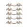 Fvstar 5pcs Antique Dresser Handles Farmhouse Kitchen Cabinet Pulls Vintage Drawer Pulls and Knobs European Pull for CabinetDresserDrawer 25 inch Hole Center
